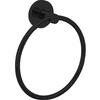 Black Stainless Steel Round Towel Rack